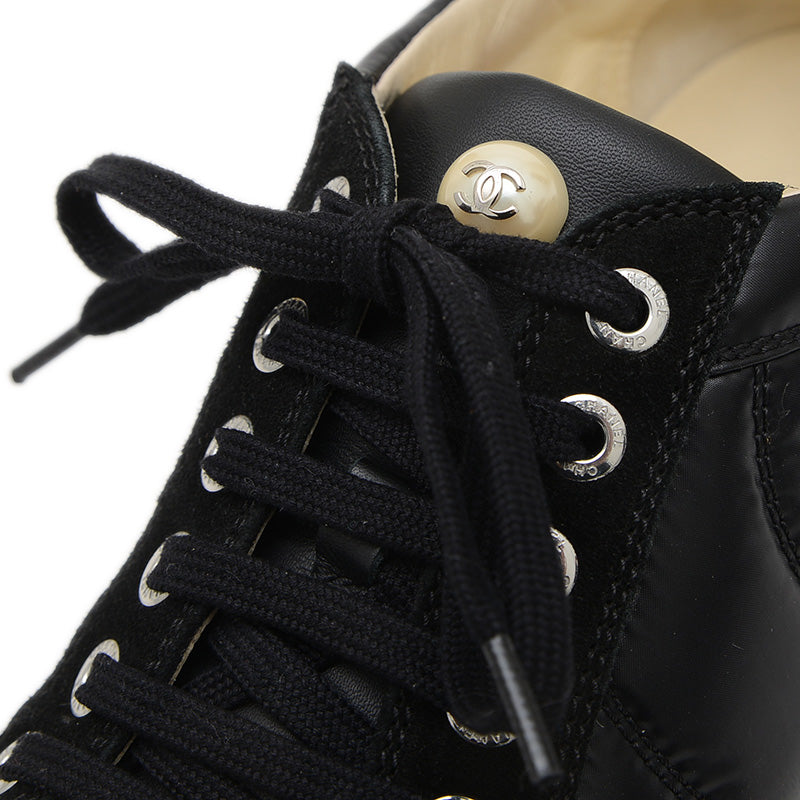 ココマーク スニーカー レザー ブラック レディース サイズ35 G29917 スニーカー