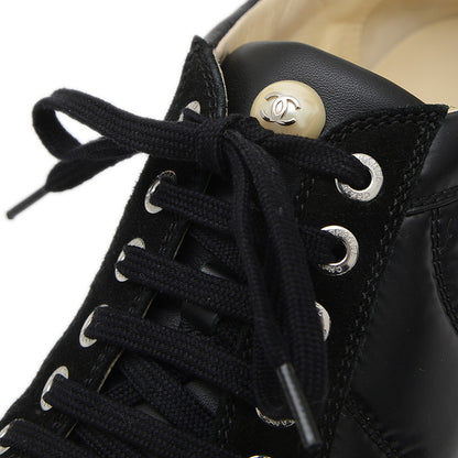 ココマーク スニーカー レザー ブラック レディース サイズ35 G29917 スニーカー