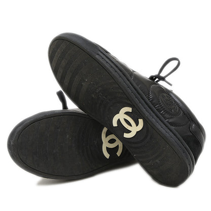 ココマーク スニーカー レザー ブラック レディース サイズ35 G29917 スニーカー