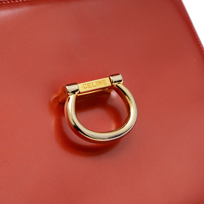 ガンチーニ　ハンドバッグ カーフ レッド ハンドバッグ