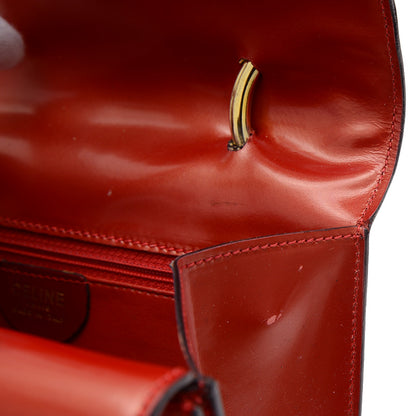 ガンチーニ　ハンドバッグ カーフ レッド ハンドバッグ