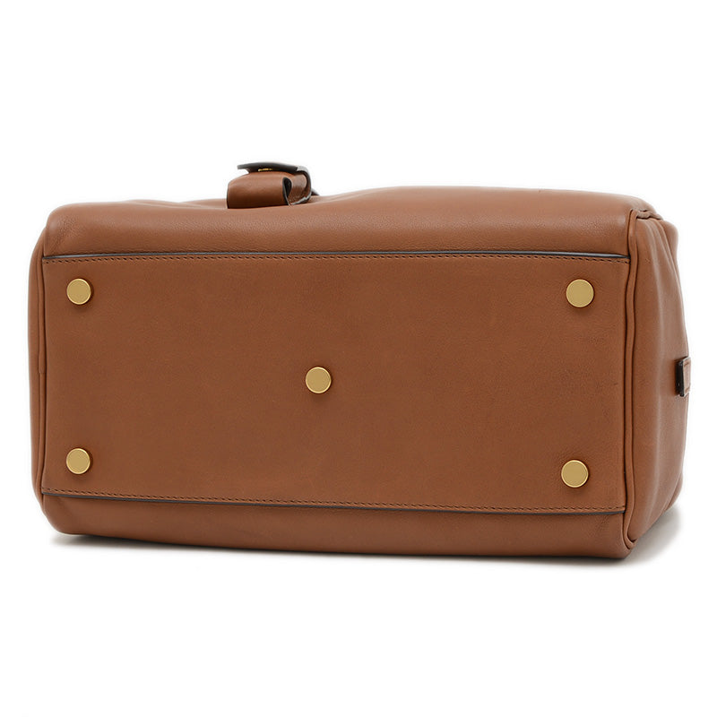 サック ド ジュール ボストンバッグ 2Wayバッグ レザー ブラウン 851694 ボストンバッグ