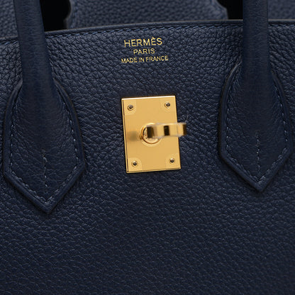バーキン25 トゴ ブルーネイビー ゴールド金具 K刻印 ハンドバッグ