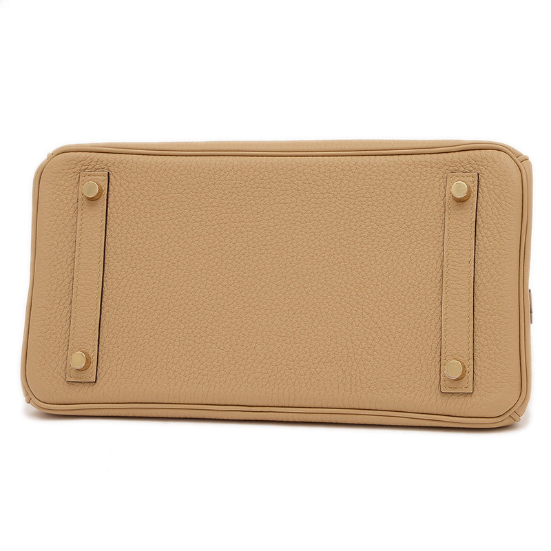 バーキン30 トゴ プシエール シャンパンゴールド金具 K刻印 ハンドバッグ