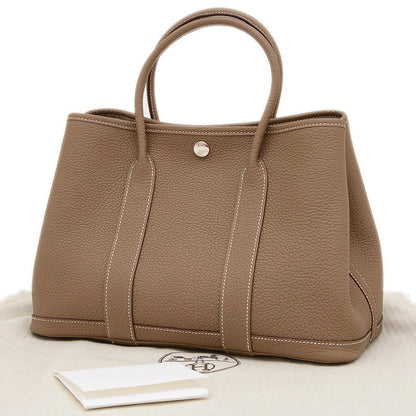 ガーデンパーティTPM 30 ネゴンダ エトゥープ W刻印 トートバッグ