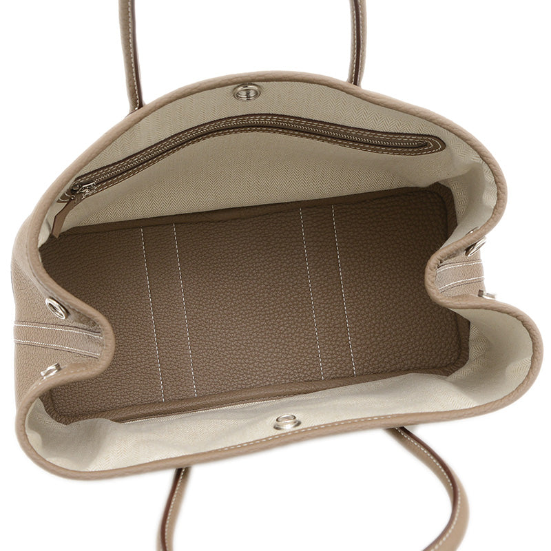 ガーデンパーティTPM 30 ネゴンダ エトゥープ W刻印 トートバッグ