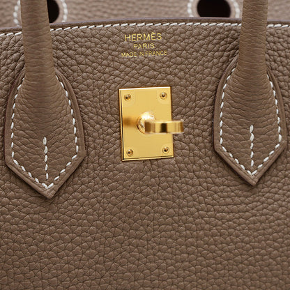 バーキン25 トゴ エトゥープ ゴールド金具 B刻印 ハンドバッグ