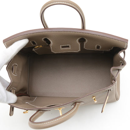 バーキン25 トゴ エトゥープ ゴールド金具 B刻印 ハンドバッグ