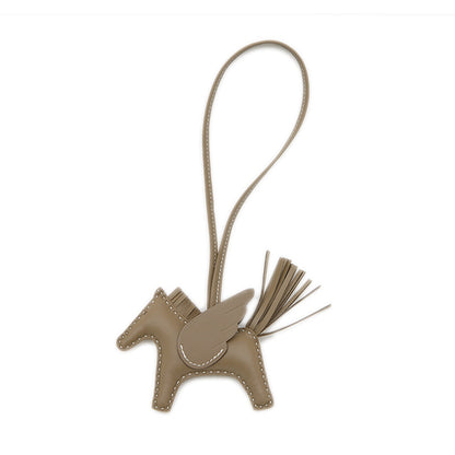 ロデオ ペガサスPM バッグチャーム エトゥープ K刻印 バッグチャーム