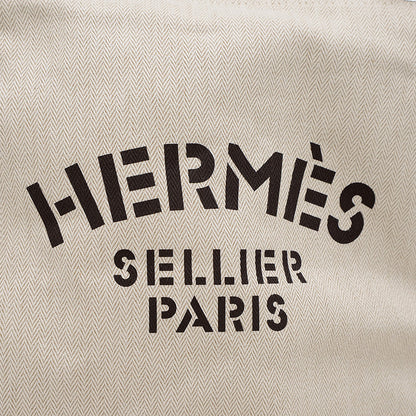 サックアリーヌMM トワルシェブロン/バレニア ナチュラル/ブラウン W刻印 ショルダーバッグ