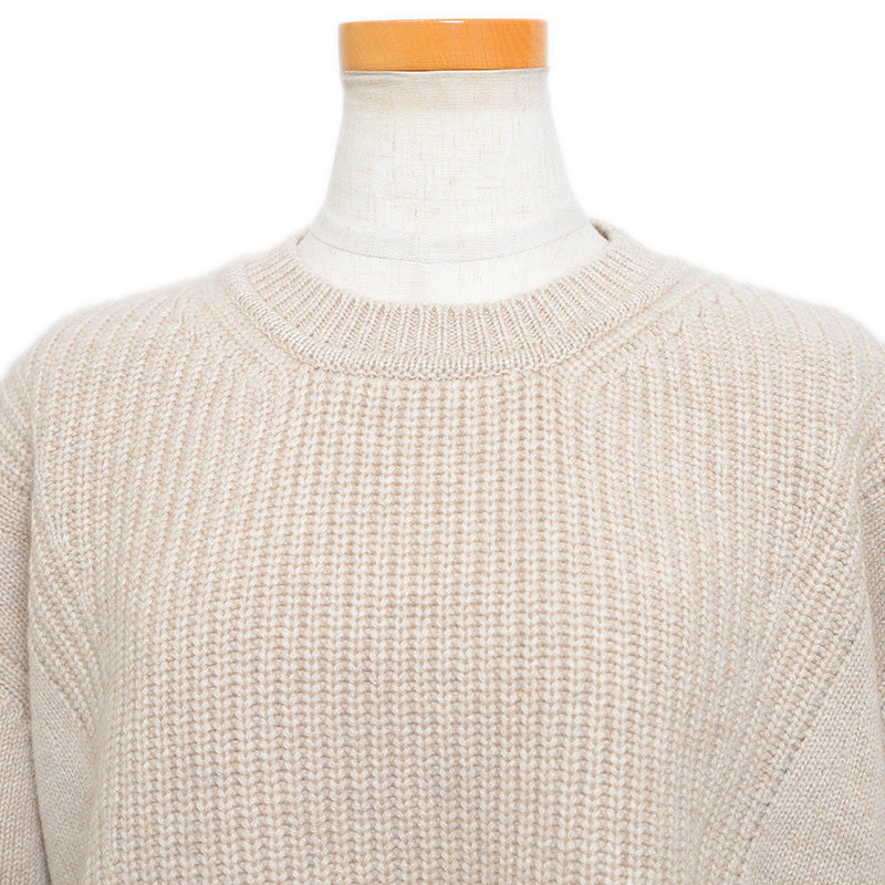 ニット カシミヤ ベージュ レディース 36サイズ セーター