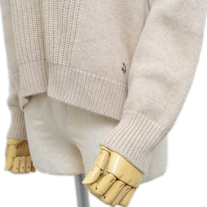 ニット カシミヤ ベージュ レディース 36サイズ セーター