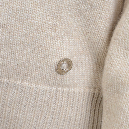 ニット カシミヤ ベージュ レディース 36サイズ セーター