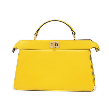 ピーカブー アイシーユー 2WAYバッグ レザー イーストイエロー 8BN323 ハンドバッグ