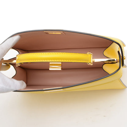 ピーカブー アイシーユー 2WAYバッグ レザー イーストイエロー 8BN323 ハンドバッグ