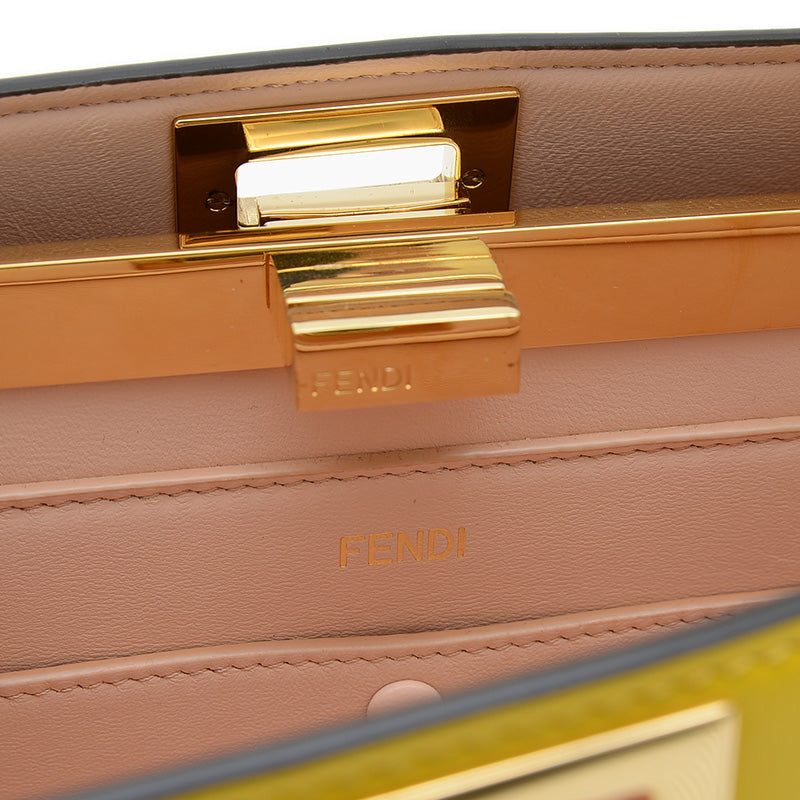 ピーカブー アイシーユー 2WAYバッグ レザー イーストイエロー 8BN323 ハンドバッグ