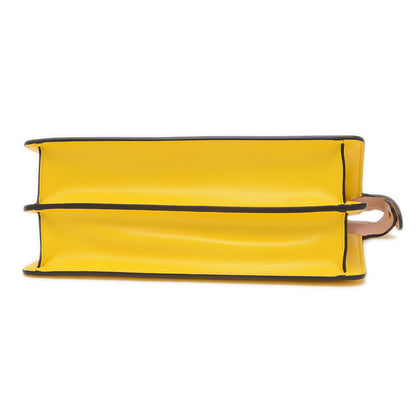 ピーカブー アイシーユー 2WAYバッグ レザー イーストイエロー 8BN323 ハンドバッグ