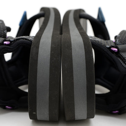 パナマライン サンダル ナイロン/ラバー ブラック モノグラム メンズ ７サイズ サンダル