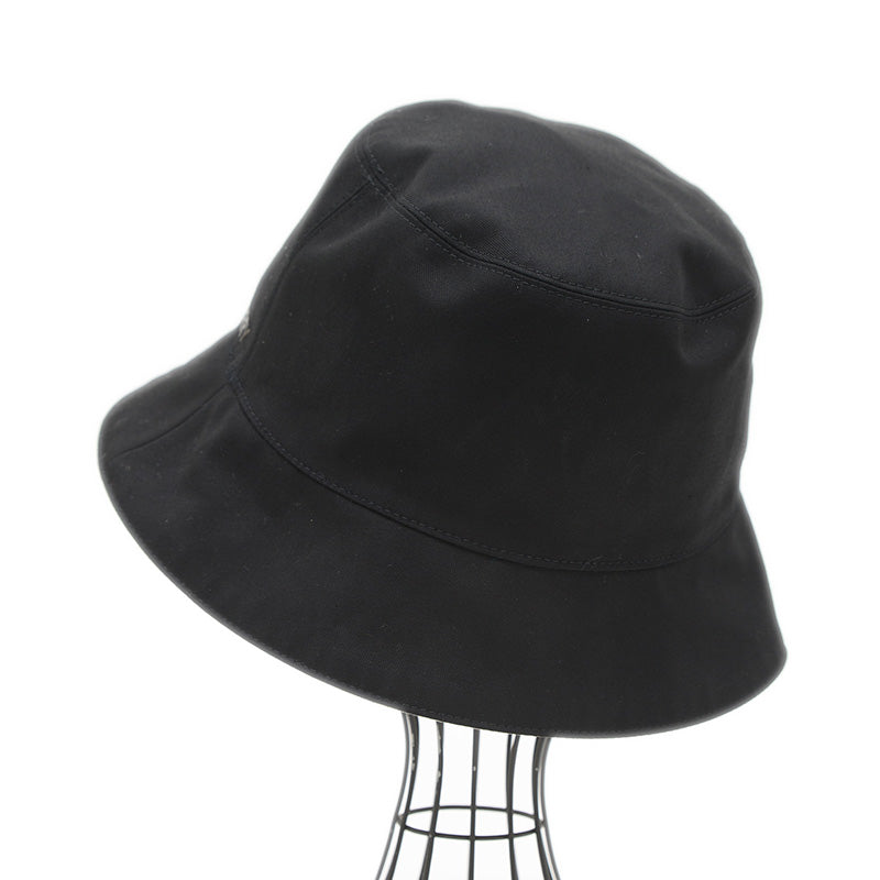 リバーシブル バケットハット アイコンストライプ コットン ベージュ ハット