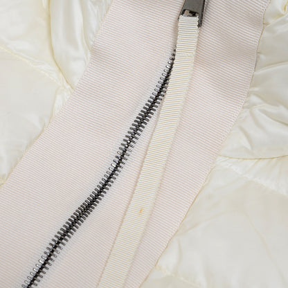 MAGLIONE TRICOT CARDIGAN ダウンジャケット ホワイト #XS ダウンジャケット