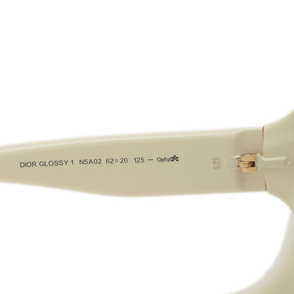 GLOSSY1 サングラス プラスチック ホワイト N5A02 サングラス