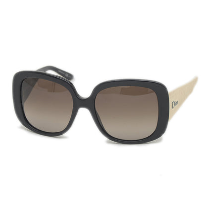 LadyLady1 サングラス プラスチック ブラック/アイボリー G4FHA サングラス