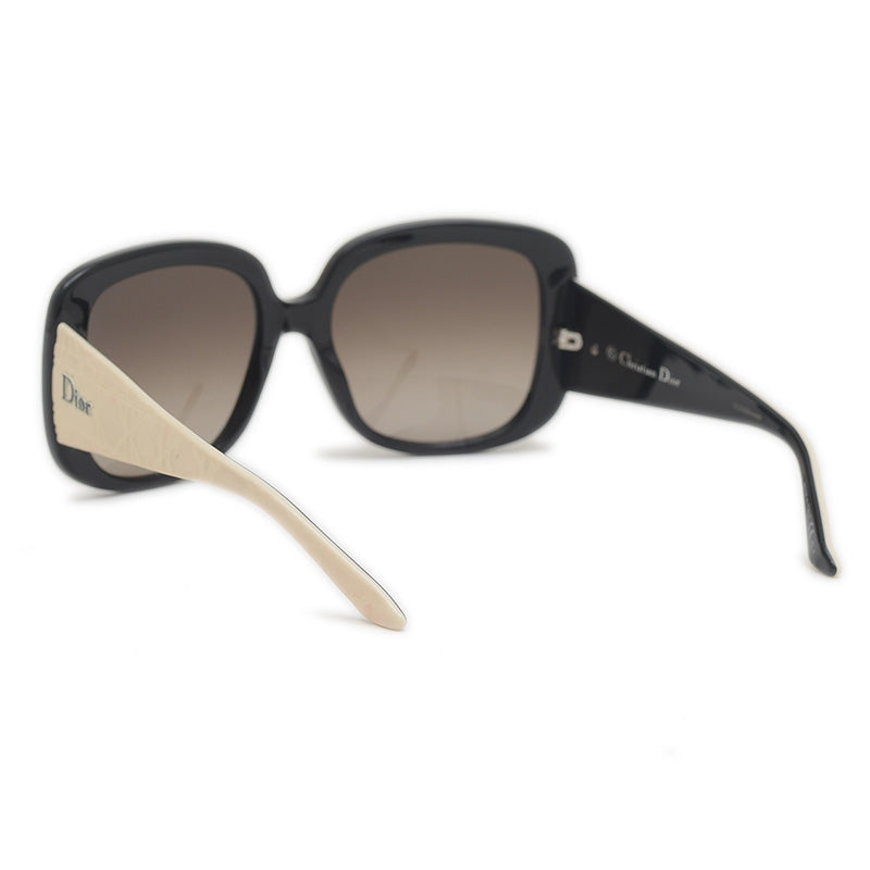 LadyLady1 サングラス プラスチック ブラック/アイボリー G4FHA サングラス