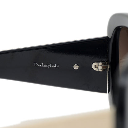 LadyLady1 サングラス プラスチック ブラック/アイボリー G4FHA サングラス