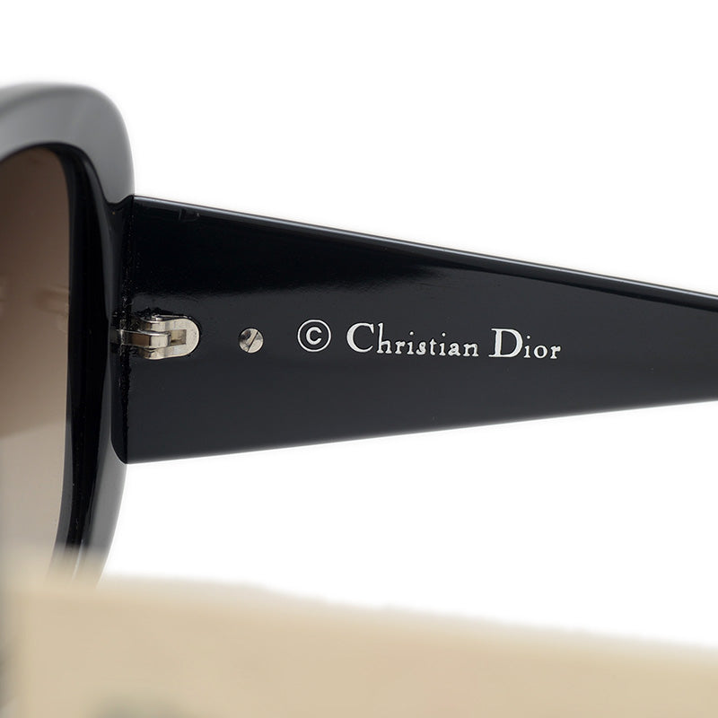 LadyLady1 サングラス プラスチック ブラック/アイボリー G4FHA サングラス