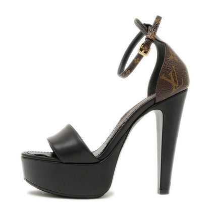 アフターグローライン サンダル レザー モノグラム #35.5 サンダル