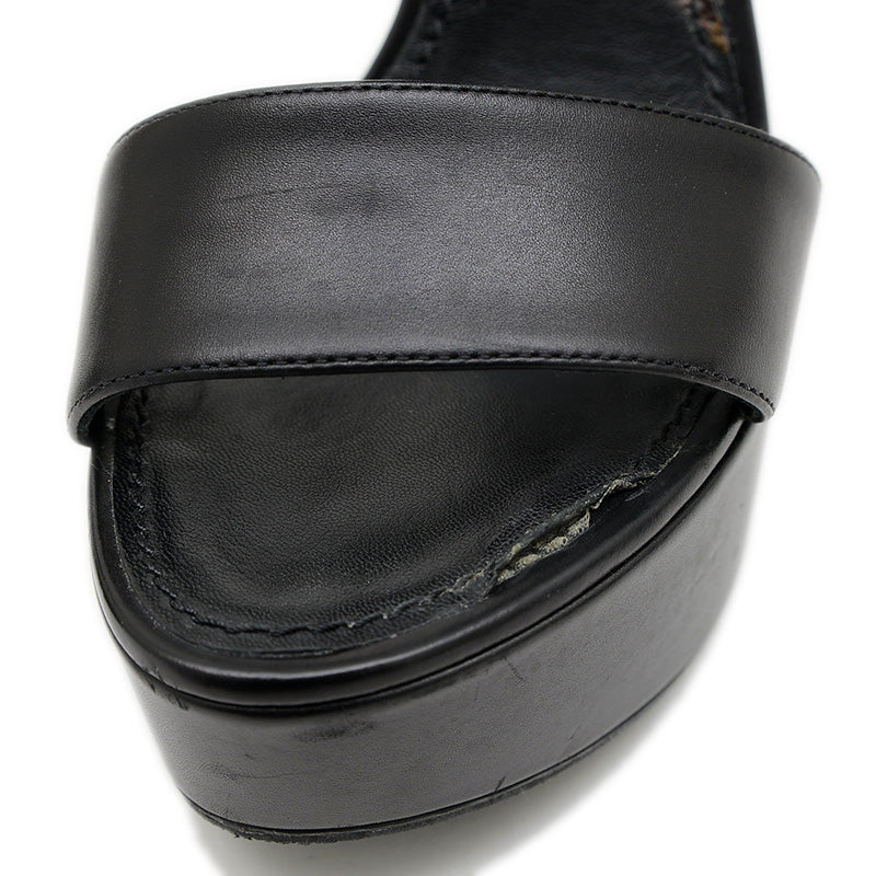 アフターグローライン サンダル レザー モノグラム #35.5 サンダル