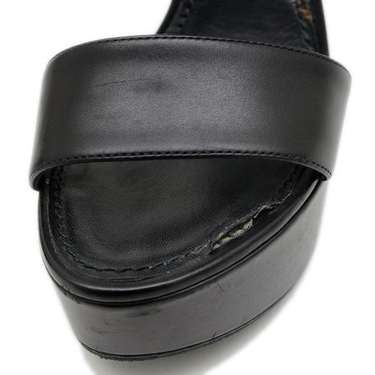 アフターグローライン サンダル レザー モノグラム #35.5 サンダル