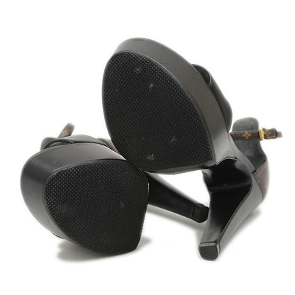 アフターグローライン サンダル レザー モノグラム #35.5 サンダル