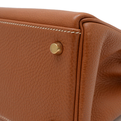 ケリー32 内縫い トゴ ゴールド ゴールド金具 □C刻印 ハンドバッグ