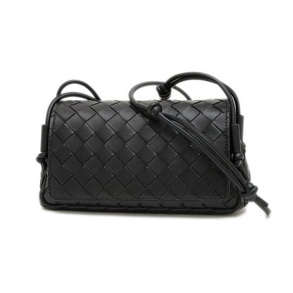 ノットゥルノ ショルダーバッグ ラムスキン ブラック 843893 ショルダーバッグ