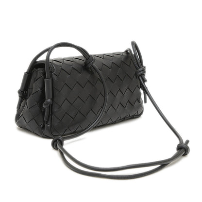 ノットゥルノ ショルダーバッグ ラムスキン ブラック 843893 ショルダーバッグ