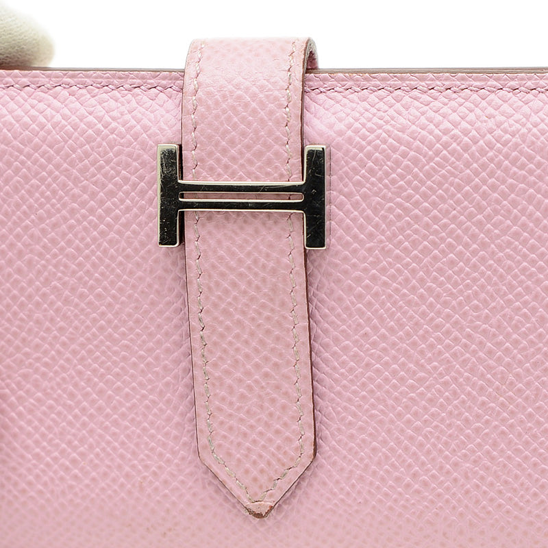 べアン ミニ エプソン モーヴシルベストル シルバー金具 U刻印 コインケース カードケース 二つ折り財布