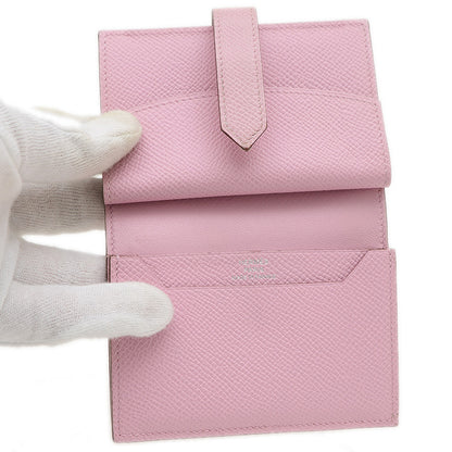 べアン ミニ エプソン モーヴシルベストル シルバー金具 U刻印 コインケース カードケース 二つ折り財布