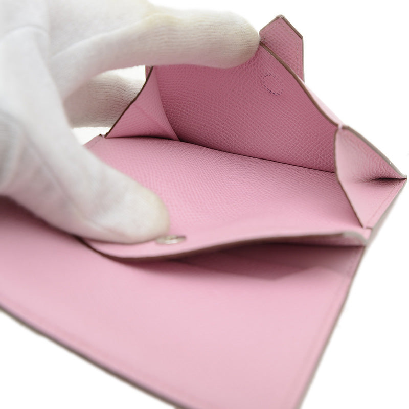 べアン ミニ エプソン モーヴシルベストル シルバー金具 U刻印 コインケース カードケース 二つ折り財布