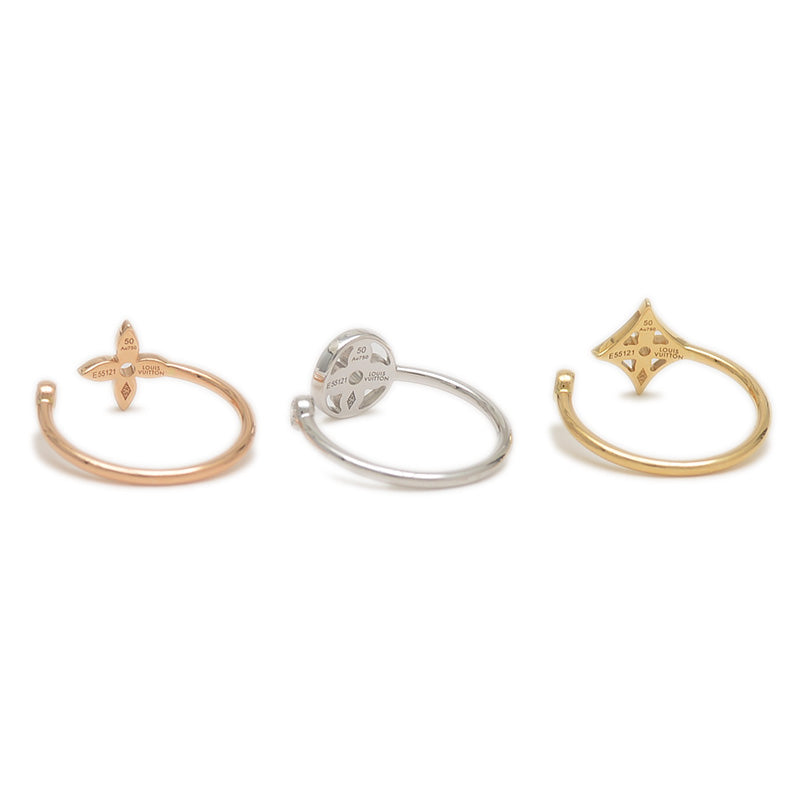 モノグラム イディール リング K18YG/PG/WG/ダイヤ #50 Q9F15E リング・指輪