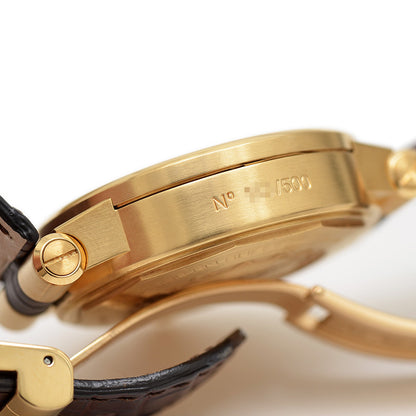 ディアゴノ クロノグラフ K18YG/クロコレザー DG40C11GLDCH オートマ 腕時計