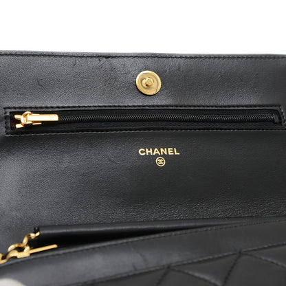 マトラッセ チェーンウォレット ラムスキン ブラック ゴールド金具 A33814 ショルダーバッグ