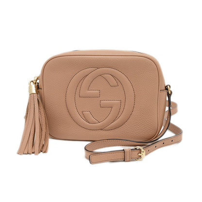 ソーホー スモールディスコ バッグ レザー ベージュ 308364 ショルダーバッグ