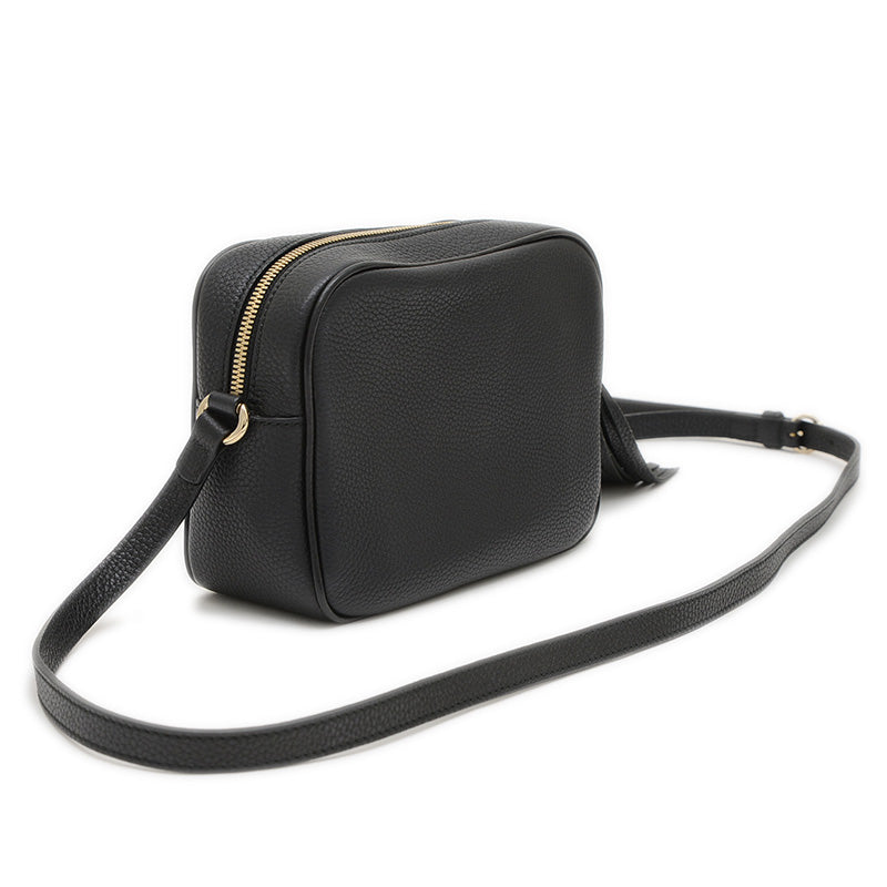 ソーホー スモールディスコ タッセル ショルダーバッグ レザー ブラック 308364 ショルダーバッグ