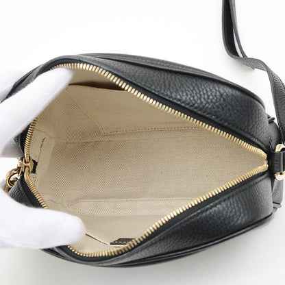 ソーホー スモールディスコ タッセル ショルダーバッグ レザー ブラック 308364 ショルダーバッグ