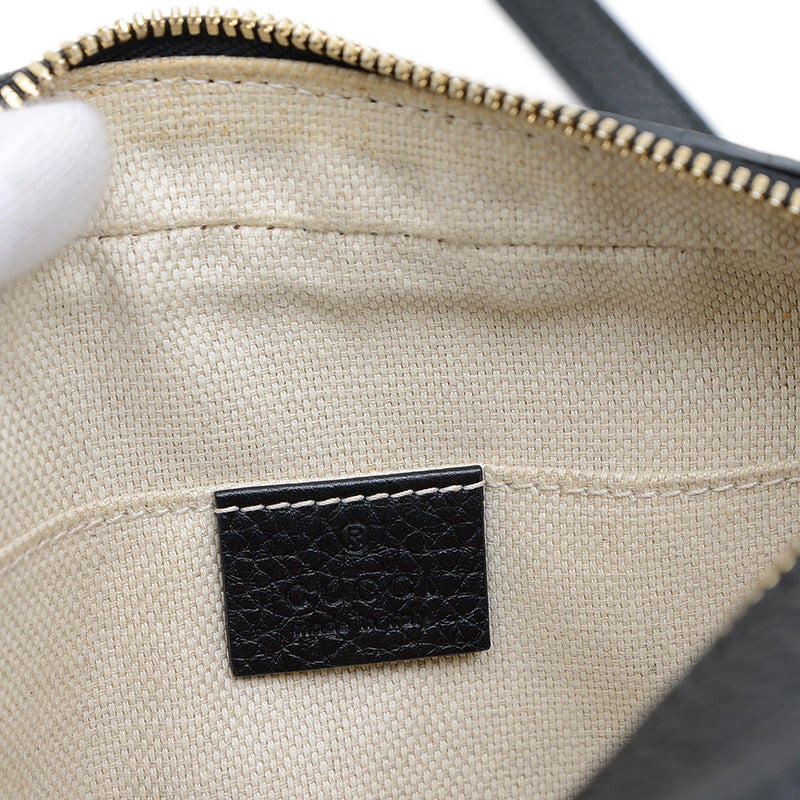 ソーホー スモールディスコ タッセル ショルダーバッグ レザー ブラック 308364 ショルダーバッグ