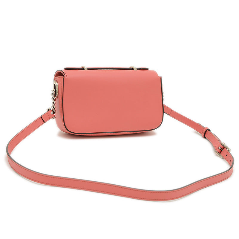 プチGG ミニ ショルダーバッグ レザー ピンク 739722 ショルダーバッグ