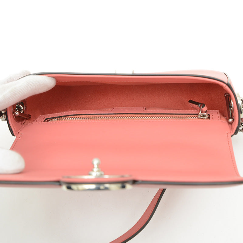 プチGG ミニ ショルダーバッグ レザー ピンク 739722 ショルダーバッグ