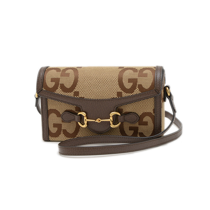 ジャンボGG ホースビット1955 ショルダーバッグ ブラウン 699296 ショルダーバッグ