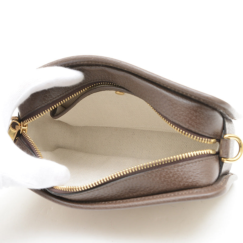 ジャンボGG ミニ ショルダーバッグ ベージュ/ブラウン 696075 ショルダーバッグ
